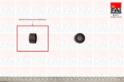 FAI AUTOPARTS kreipiantysis skriemulys, paskirstymo diržas T9255